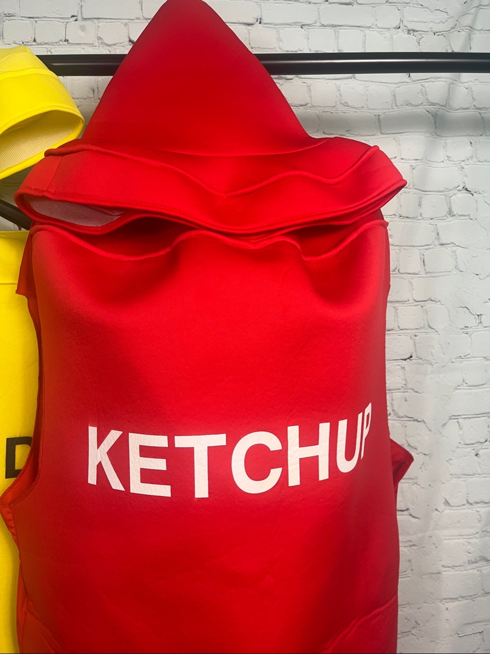 Ketchup & Mustard Costumes set includes Hat & tunic OSFM - Picture 2 of 2